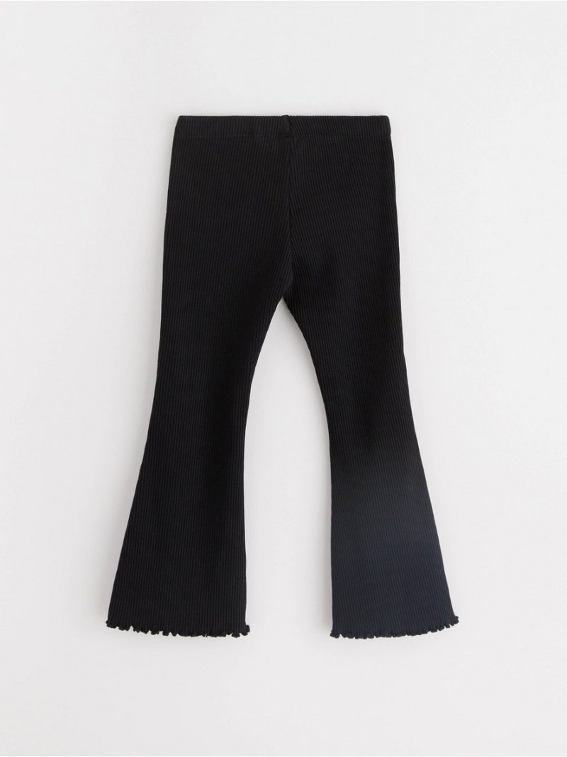 Ribbed flared leggings - 3001935-80