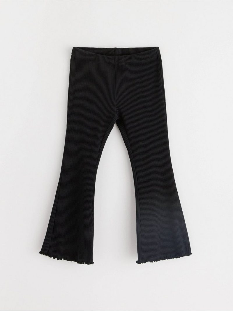 - Ribbed flared leggings Ribbed flared leggings - 3001935-80