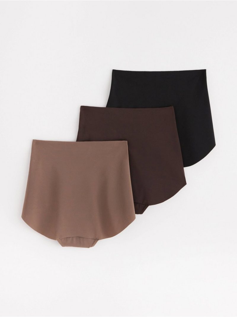 3-pack high waist sports briefs - 3001960-80