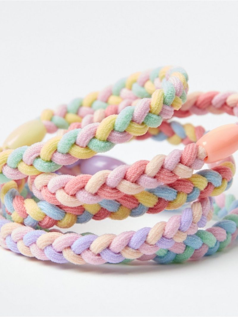 5-pack Colourful Hair elastics - 3002073-8939