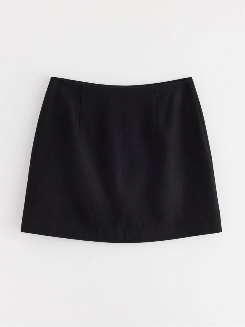 Mini skirt in wool blend - 3002357-80
