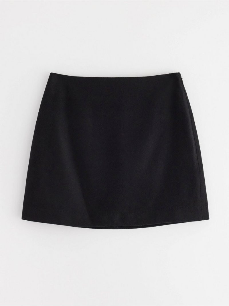 Mini skirt in wool blend - 3002357-80