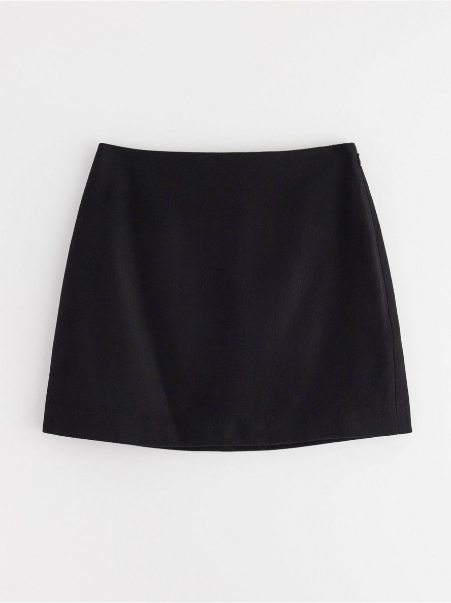 Mini skirt in wool blend - 3002357-80