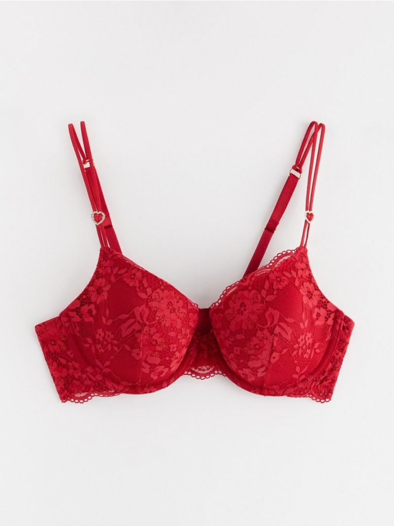 Lilja t-shirt bra with hearts - 3002440-7909