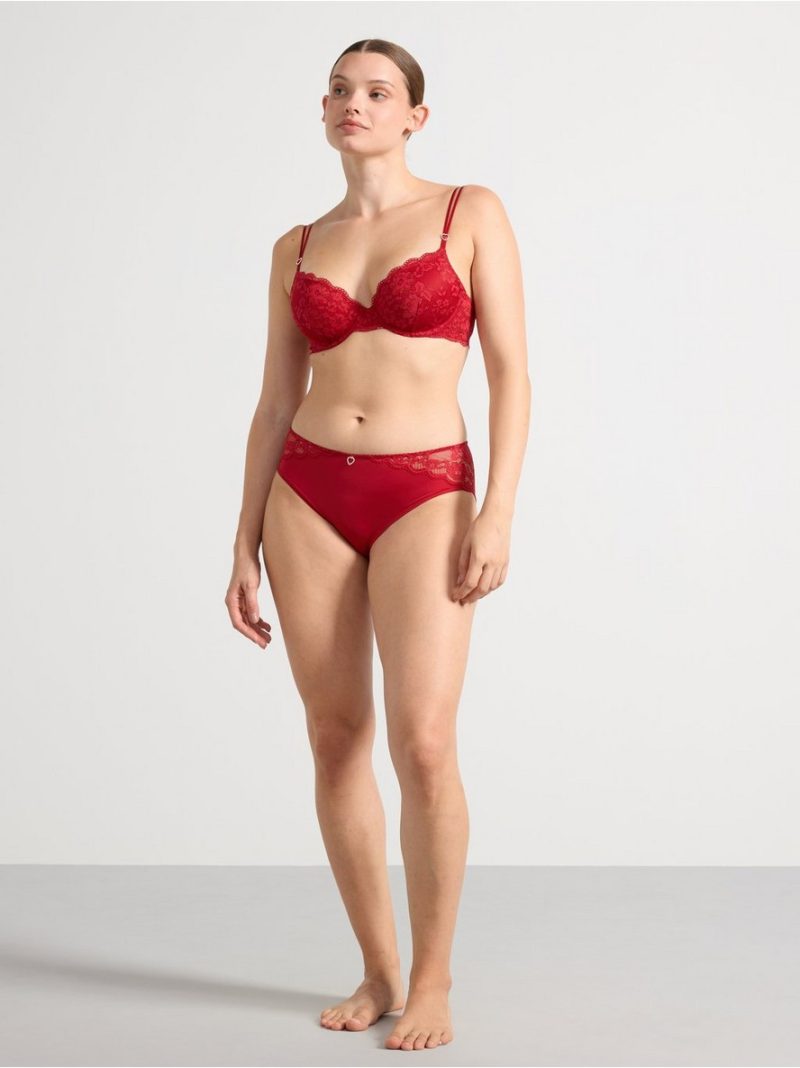 Lilja t-shirt bra with hearts - 3002440-7909