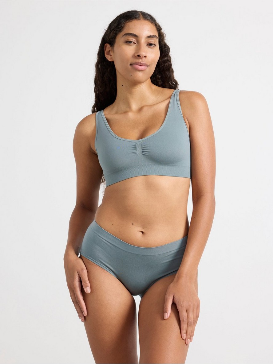 Seamless briefs with regular waist - 3002487-9002