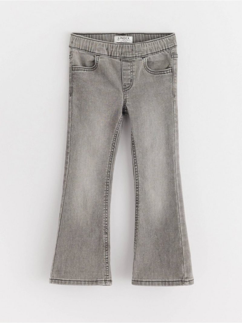 FREJA Flared leg  jeans in denim jersey - 3002529-111