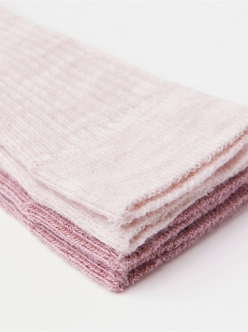 2-pack socks in wool blend - 3002553-7351