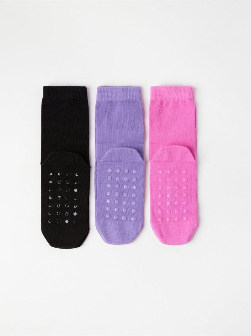3-pack socks with anti-slip - 3002581-481