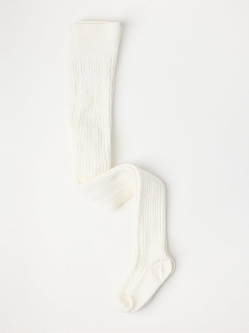 Cable-knit tights - 3002615-325