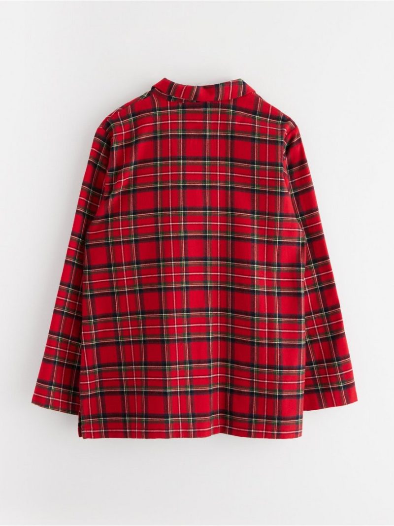 Pyjama shirt in flannel - 3002722-7251