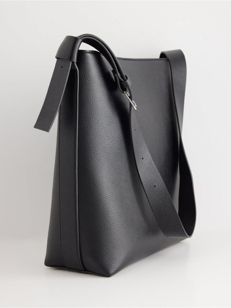 Shopper in imitation leather - 3002828-80