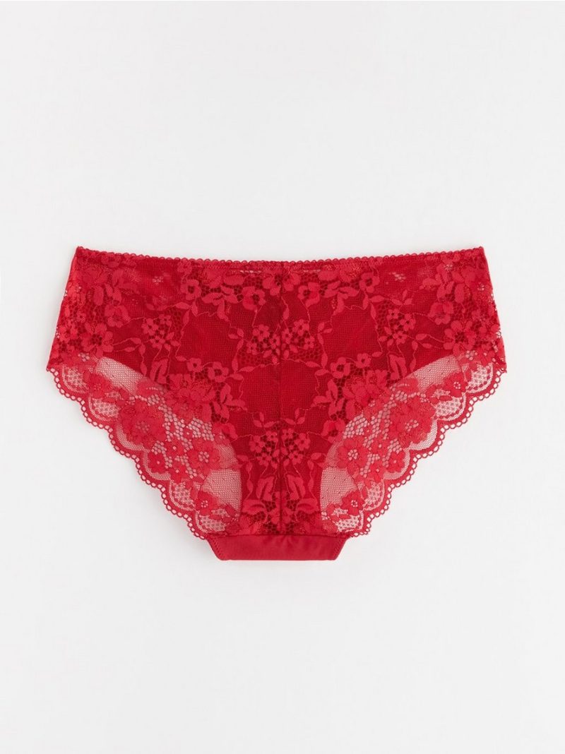 Briefs with lace - 3002900-7909