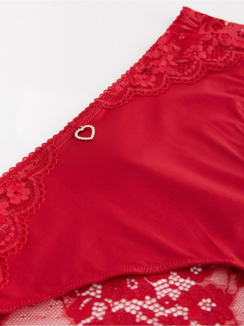 Briefs with lace - 3002900-7909