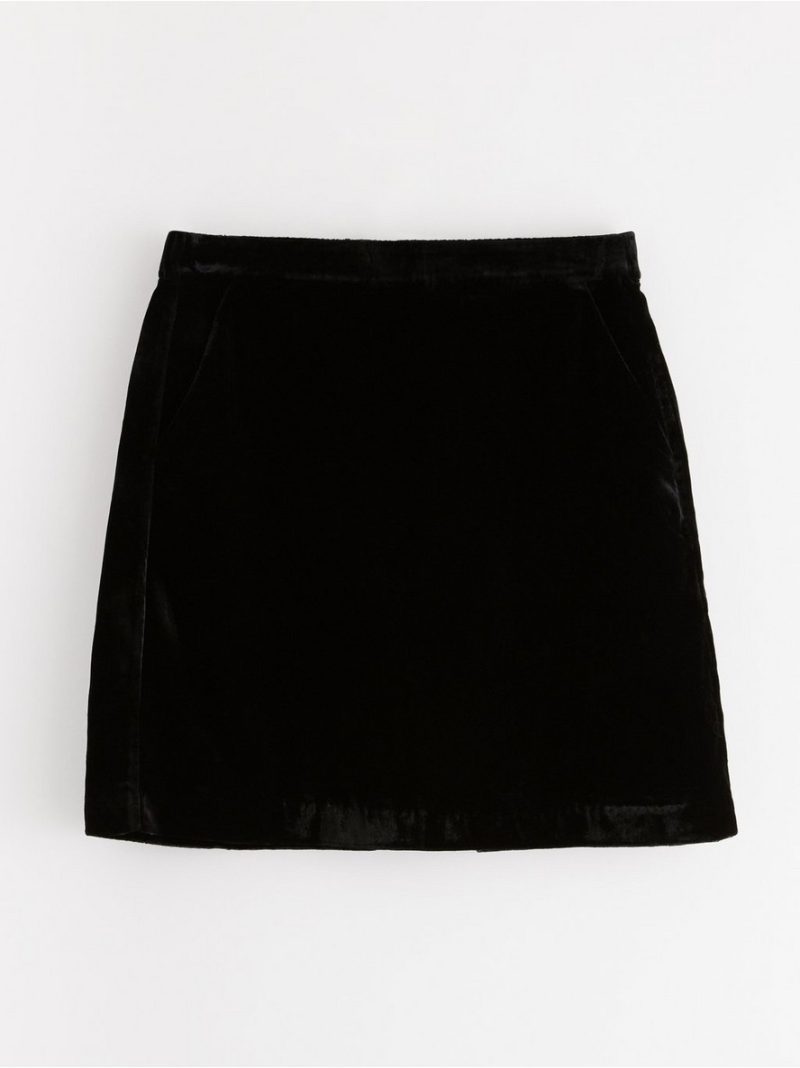 Mini skirt in velvet - 3002924-80