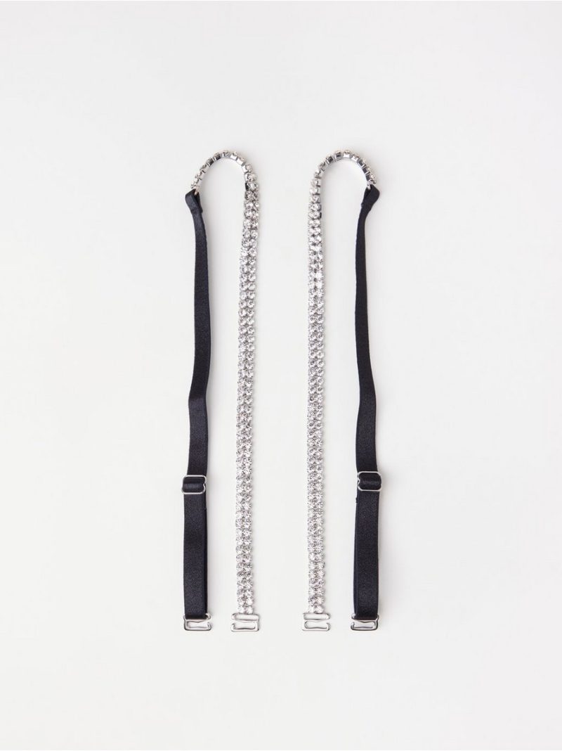Shoulder straps with rhinestones - 3003175-80