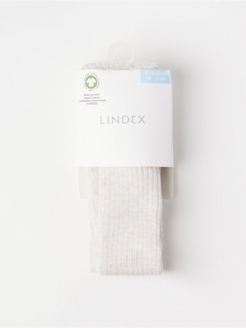 Rib-knitted tights - 3003183-7197
