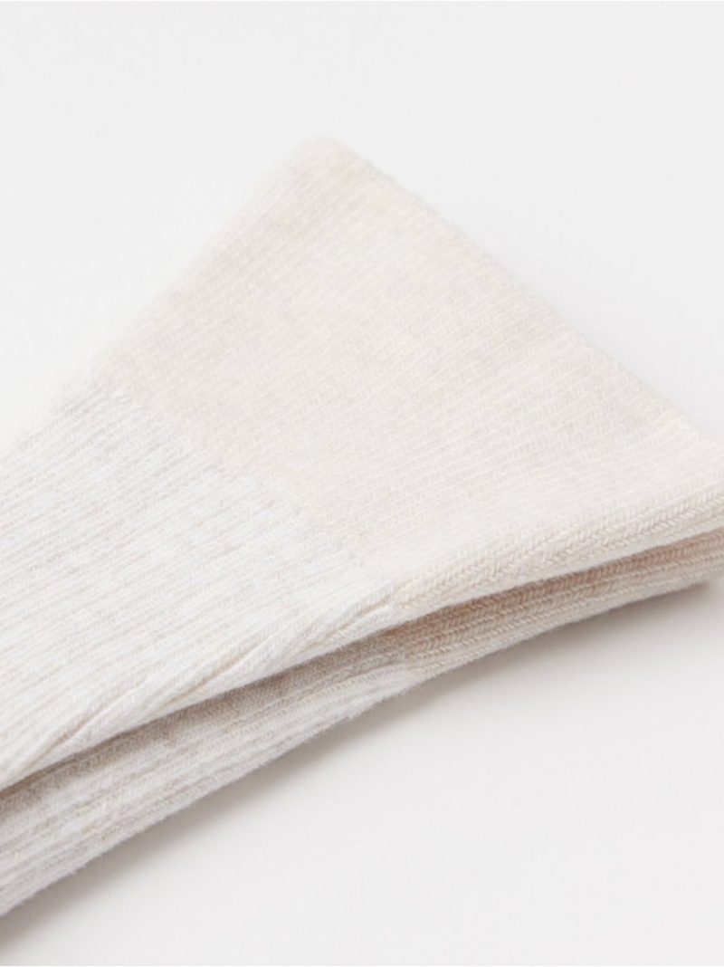 Rib-knitted tights - 3003183-7197