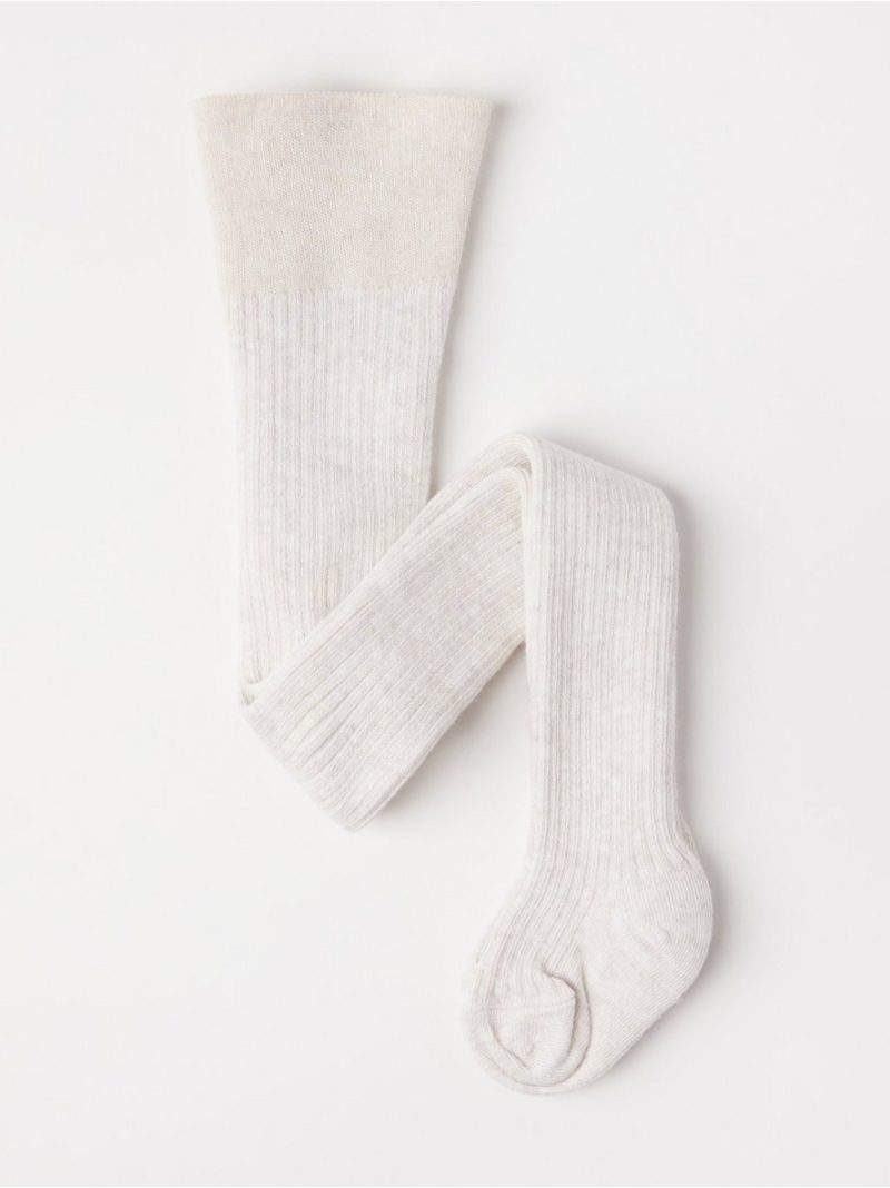 - Rib-knitted tights Rib-knitted tights - 3003183-7197