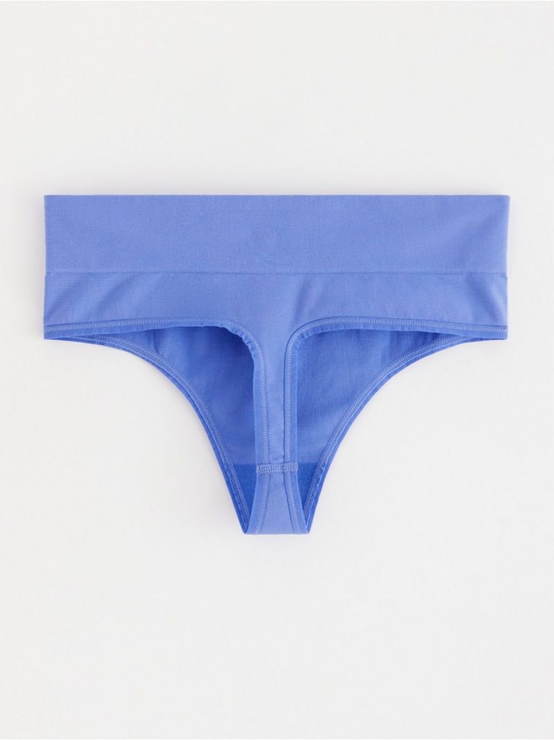 Seamless thong with high waist - 3003337-7636
