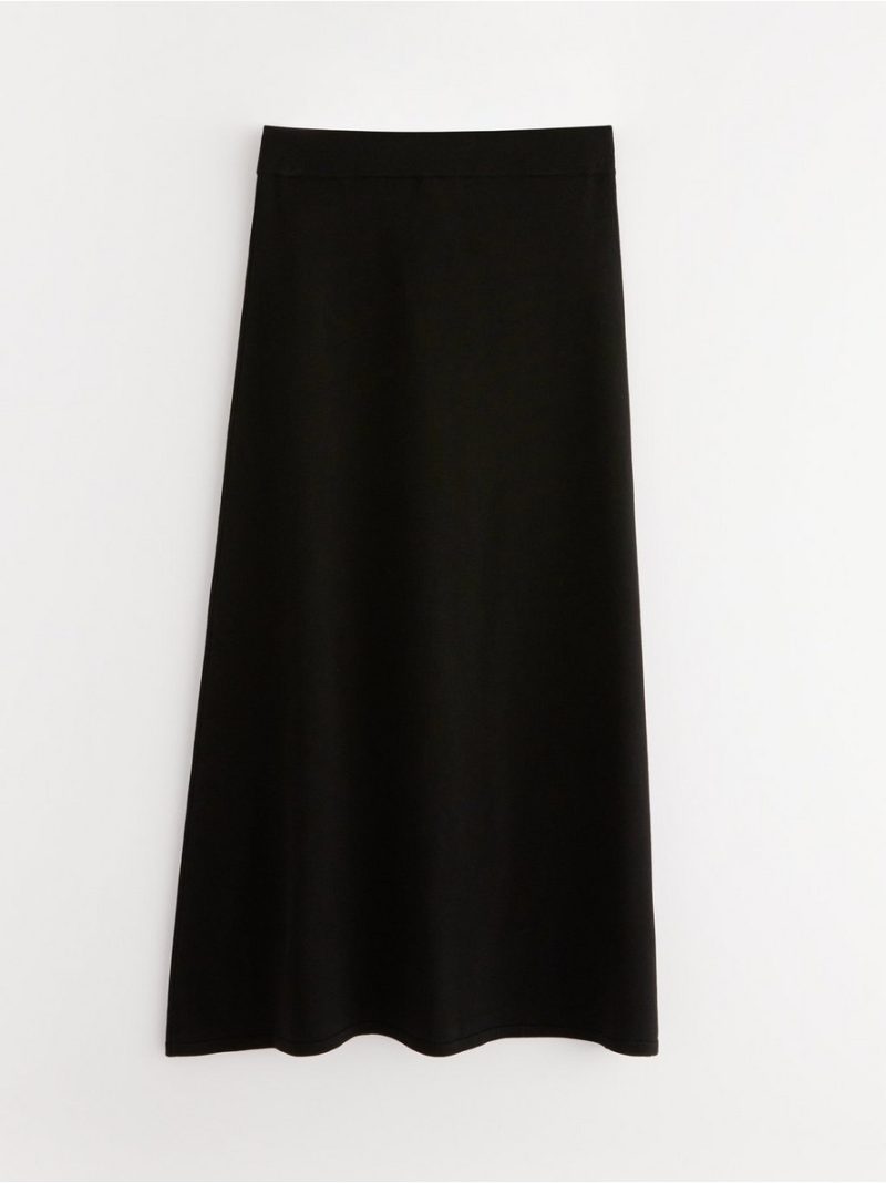 Fine-knit maxi skirt - 3003599-80