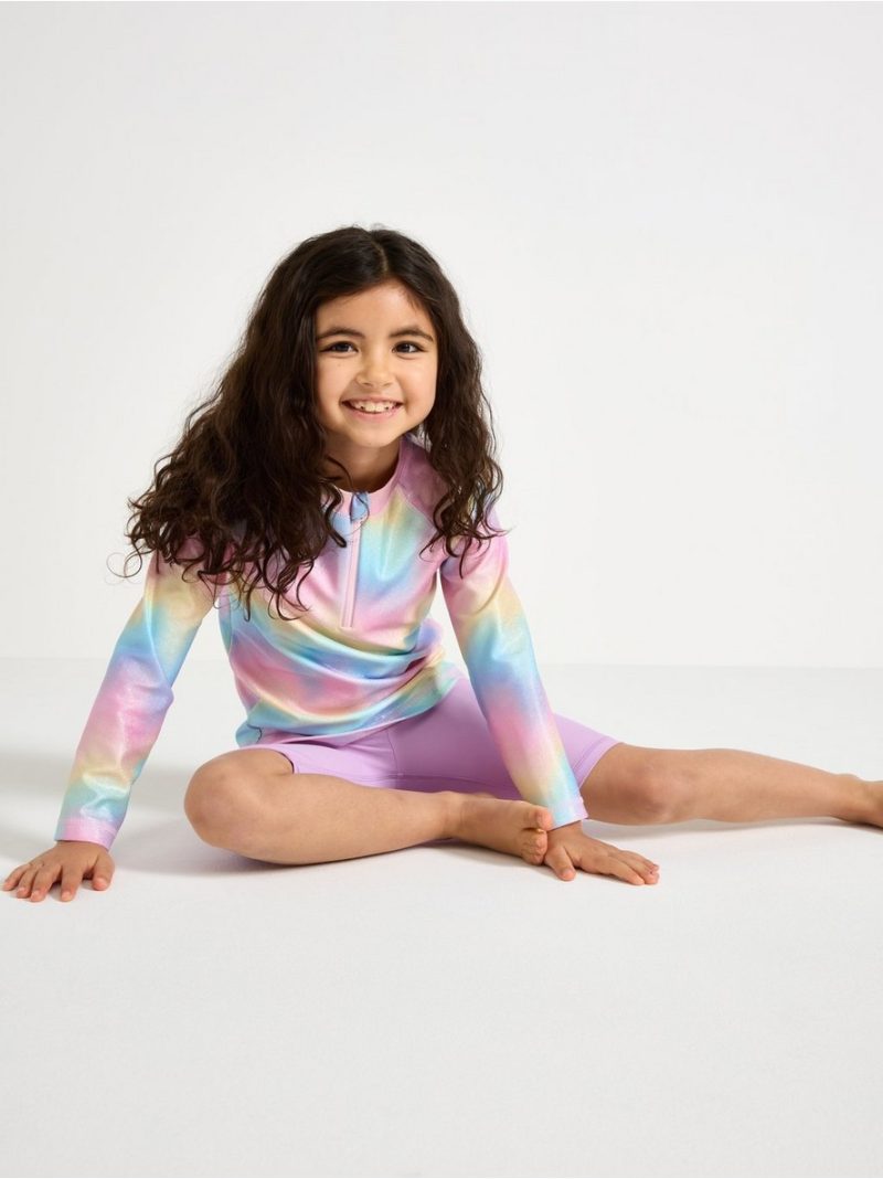 Shimmery top with uv protection - 3003610-7955