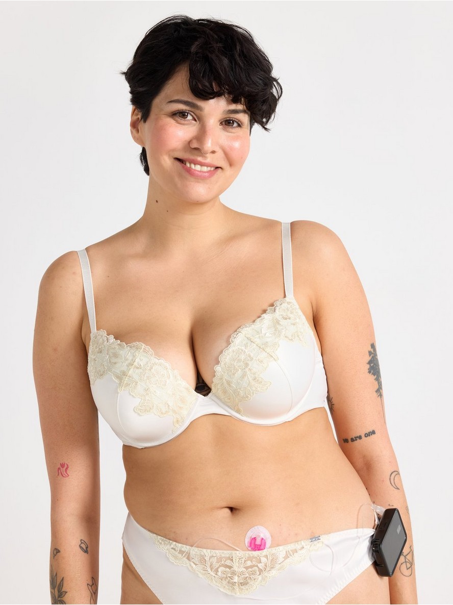 Brushalter – ella m – Orchid  push-up bra