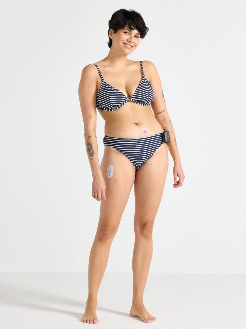 Crinkled bikini bottom - 3003771-2150