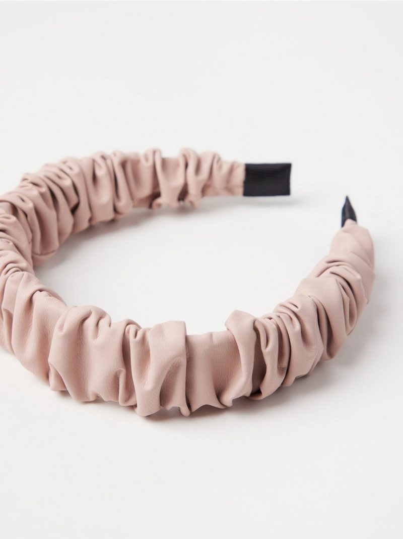 Alice band in imitation leather - 3004027-1452