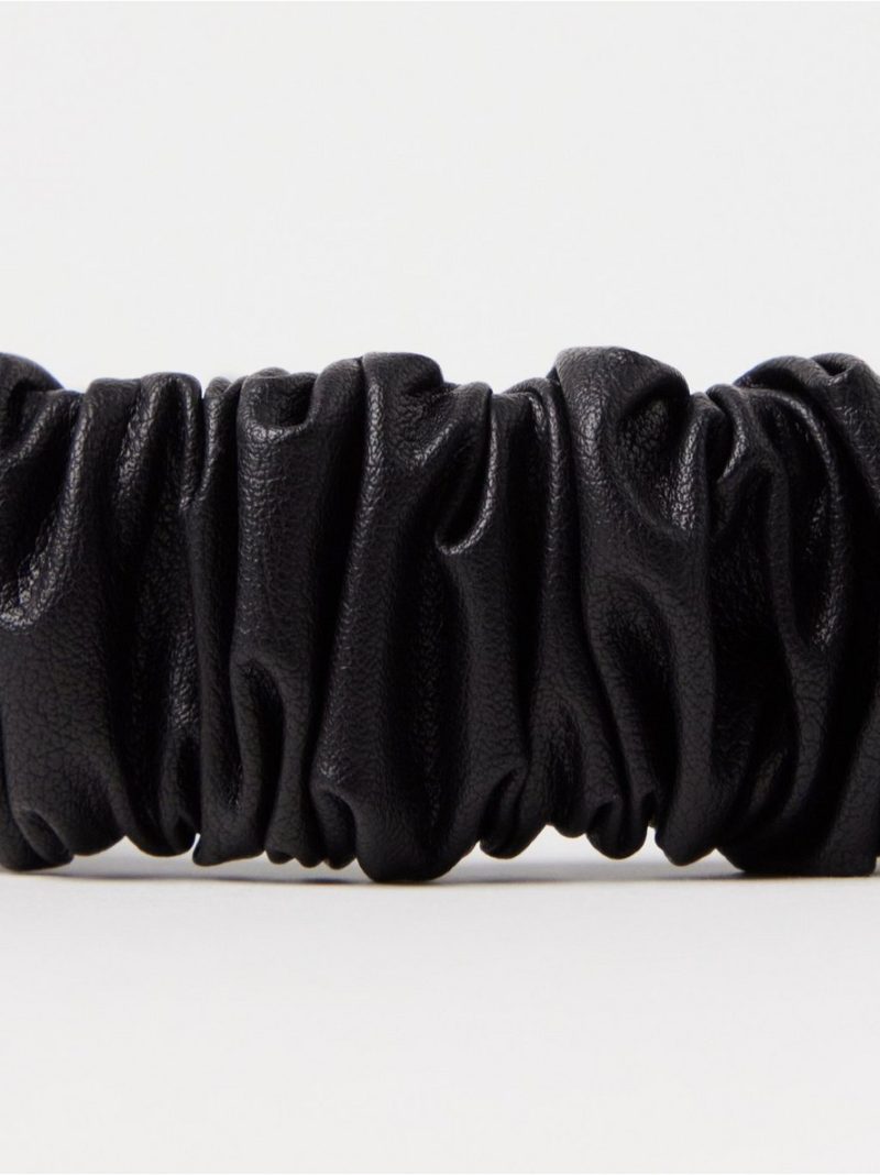 Alice band in imitation leather - 3004027-80