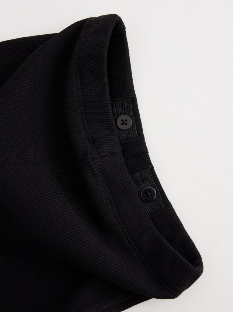 Ribbed flared leggings - 3004044-80