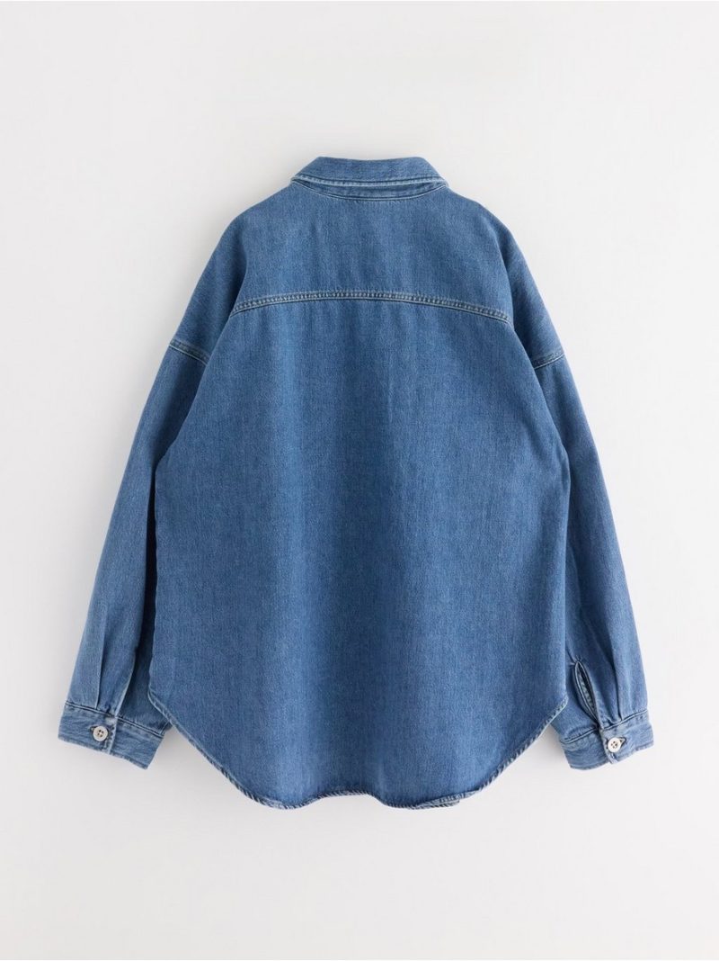 Oversized denim shirt - 3004085-791