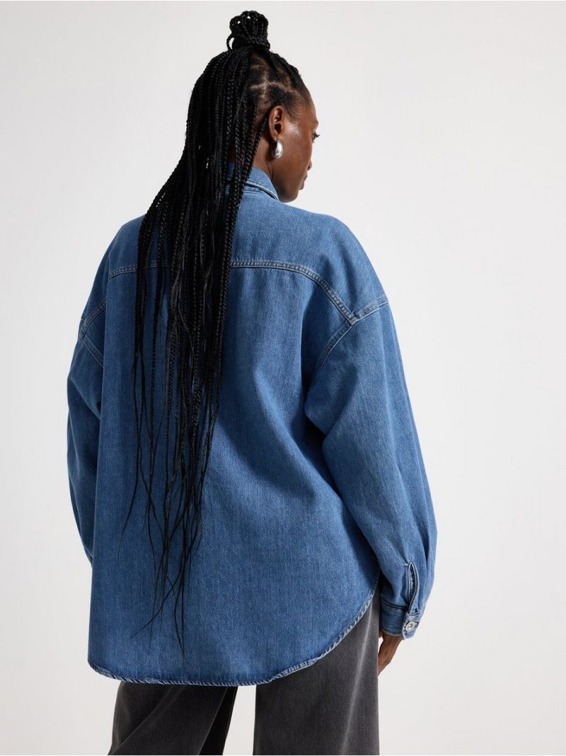Oversized denim shirt - 3004085-791