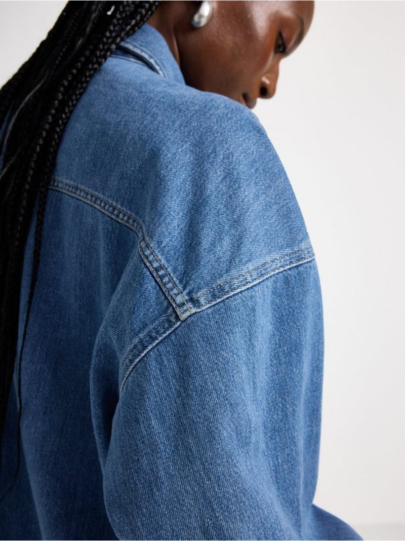 Oversized denim shirt - 3004085-791