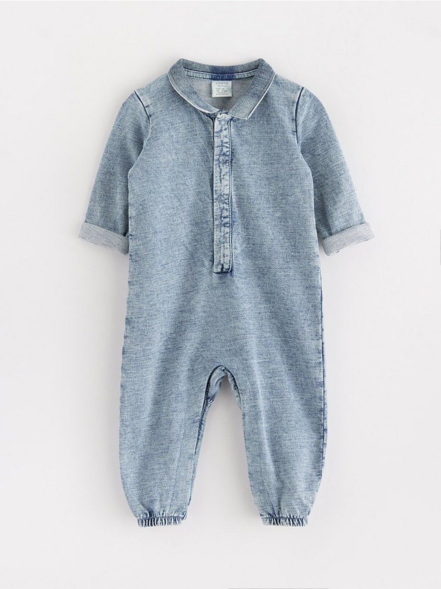Jumpsuit in denim jersey - 3004102-766