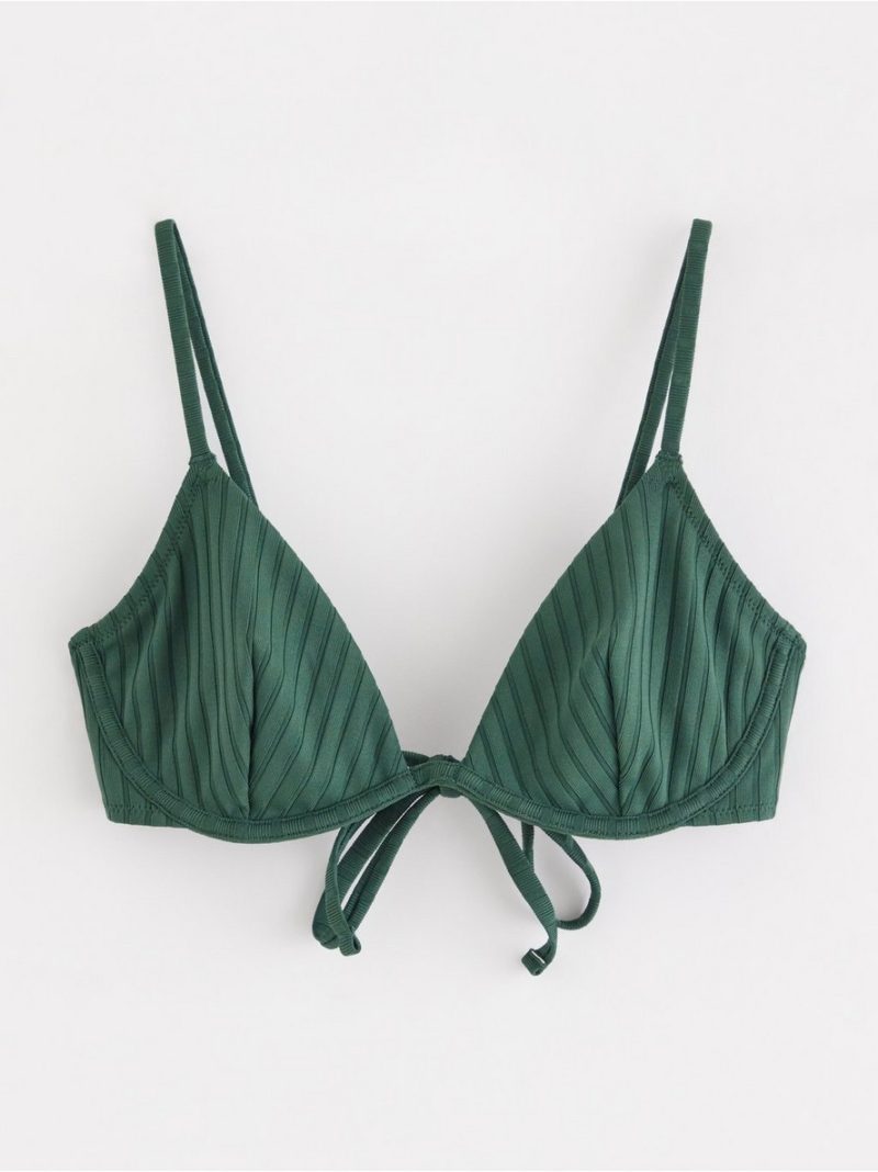 Unpadded bikini bra with underwire - 3004191-5128