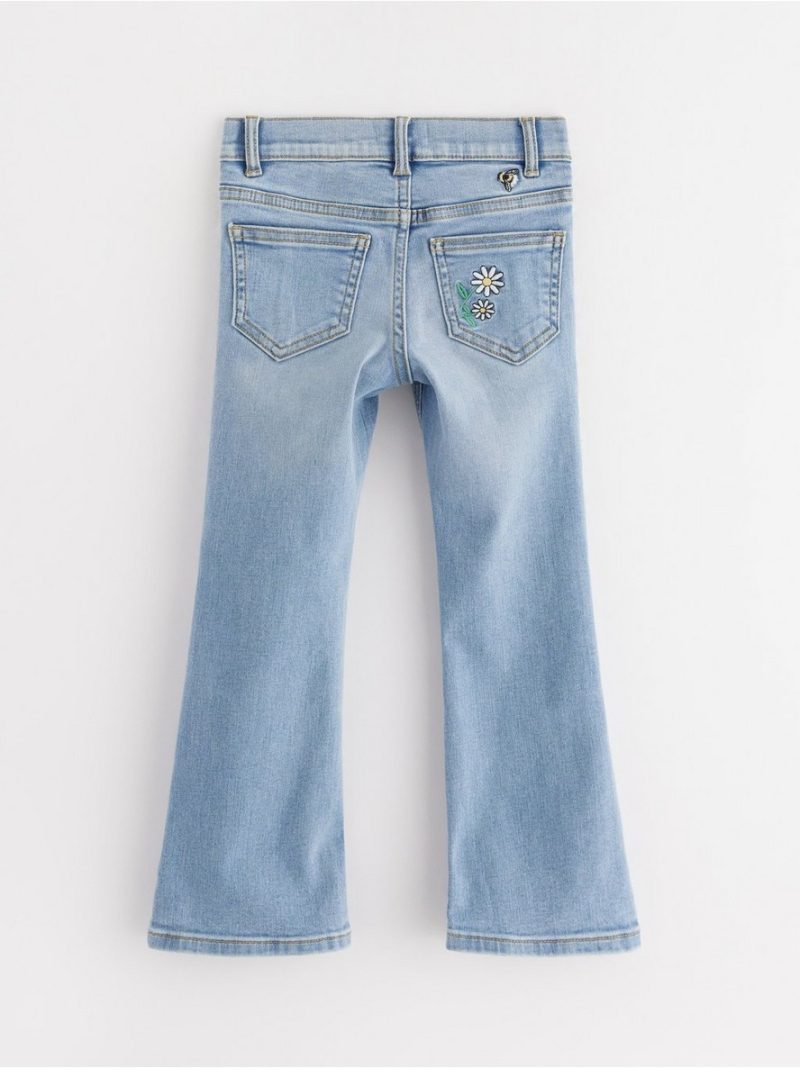 FREJA Flared leg  jeans with embroidery - 3004274-766