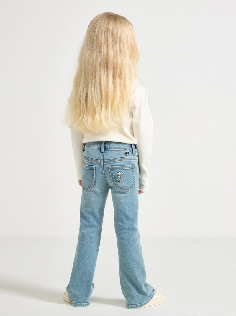 FREJA Flared leg  jeans with embroidery - 3004274-766