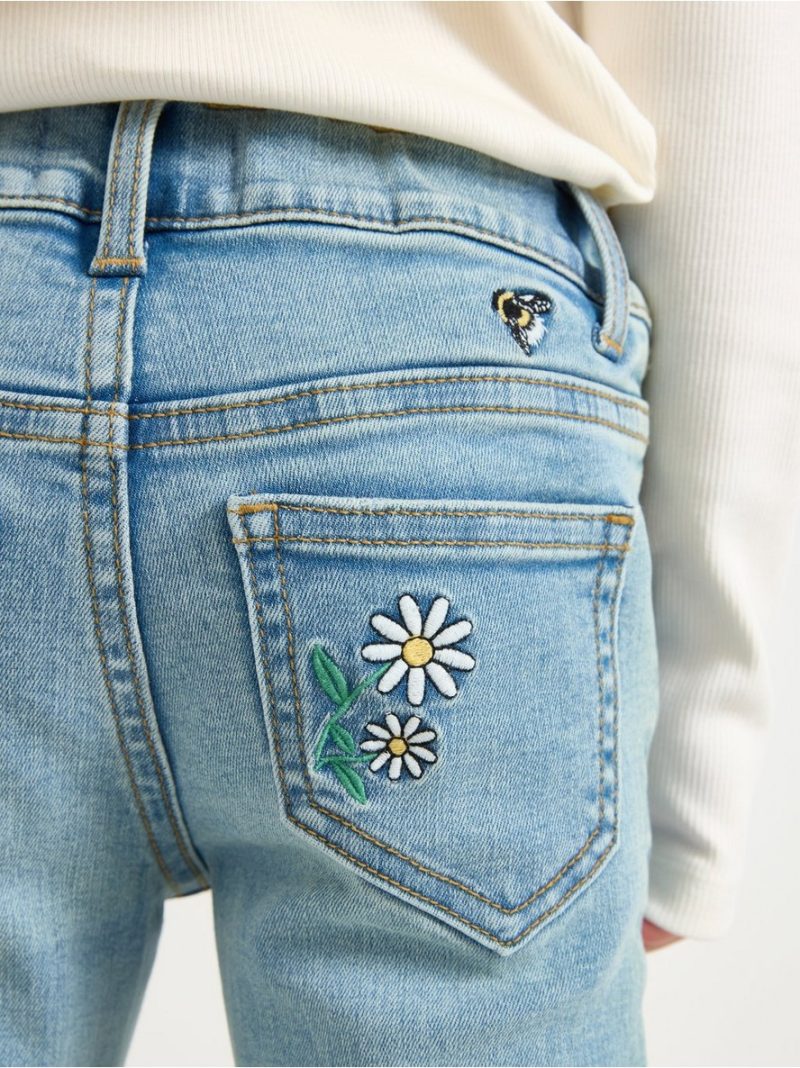 FREJA Flared leg  jeans with embroidery - 3004274-766