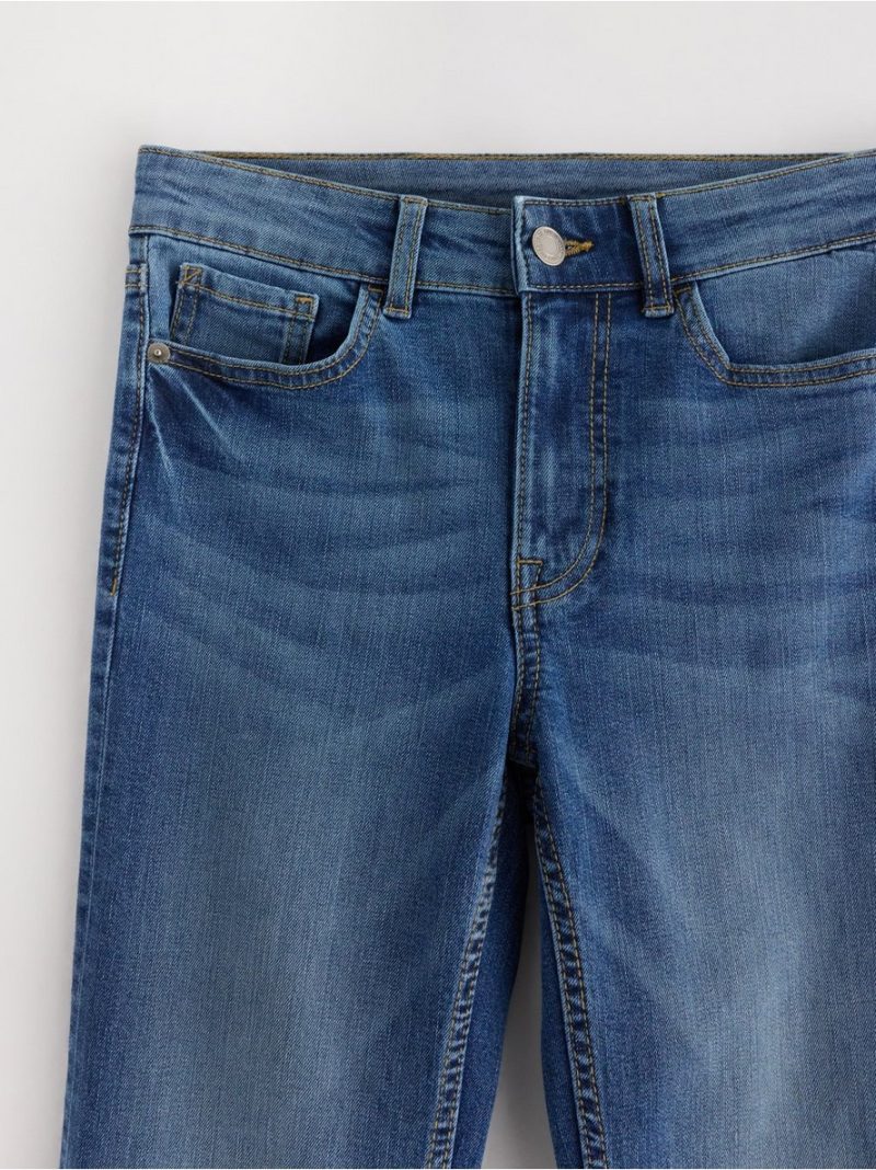 SLIM Ellen stretch  jeans with mid waist - Denim blue, 38 - 3004288-791|38