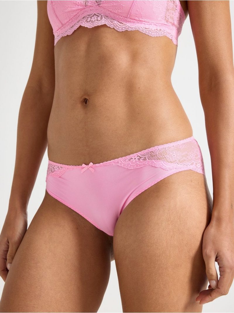 Briefs with lace - 3004327-1097