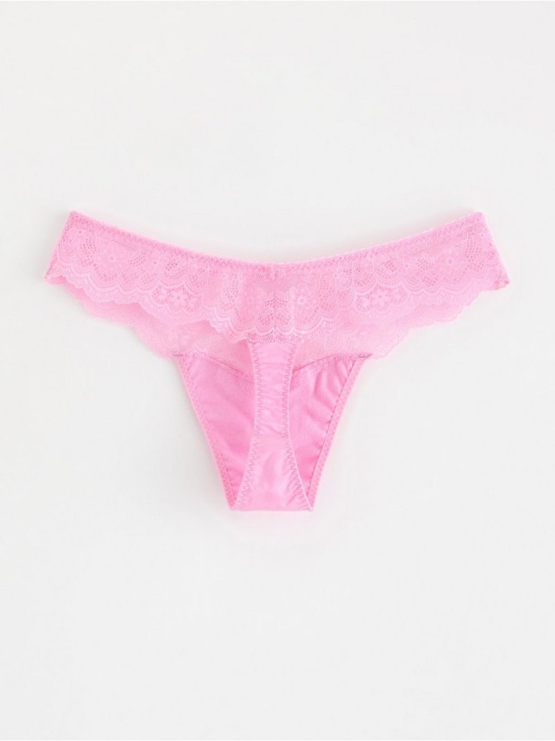 Thong with lace - 3004328-1097