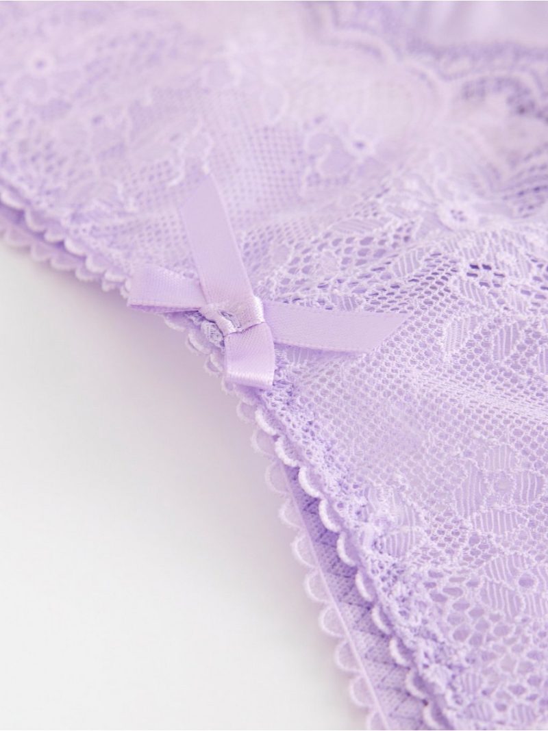 Thong with lace - 3004328-4813