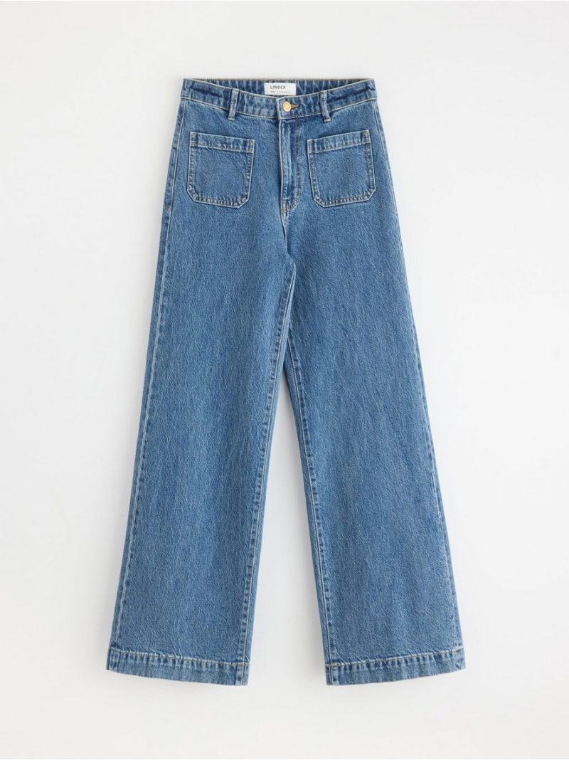 WIDE  jeans with high waist - 3004345-791