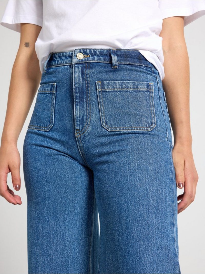 WIDE  jeans with high waist - 3004345-791