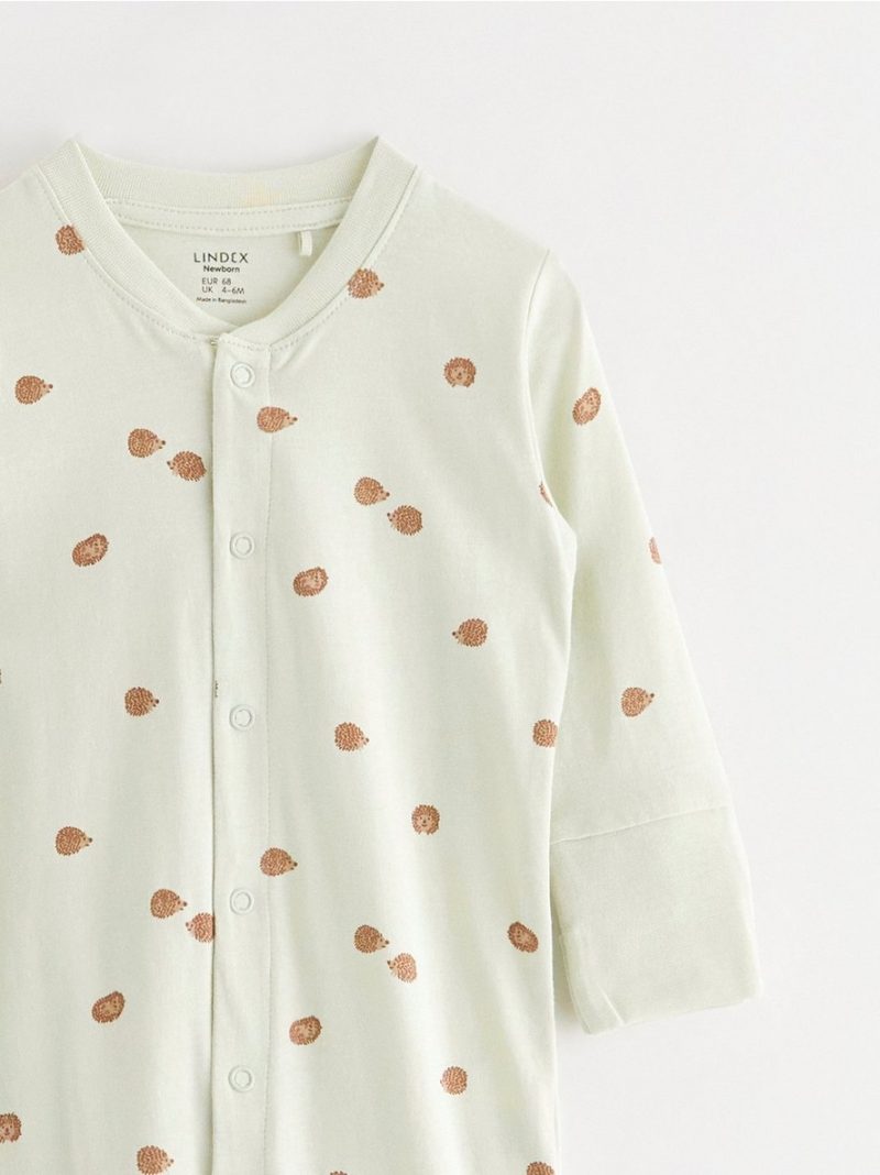 Pyjamas with fold-over cuffs - 3004394-1326