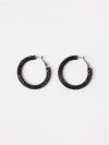 Glittery hoop earrings - 3004436-80
