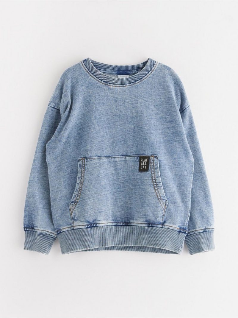 Sweatshirt with kangaroo pocket - 3004597-9392
