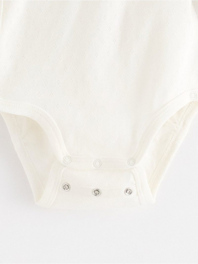 Wrap bodysuit in pointelle - 3004658-325