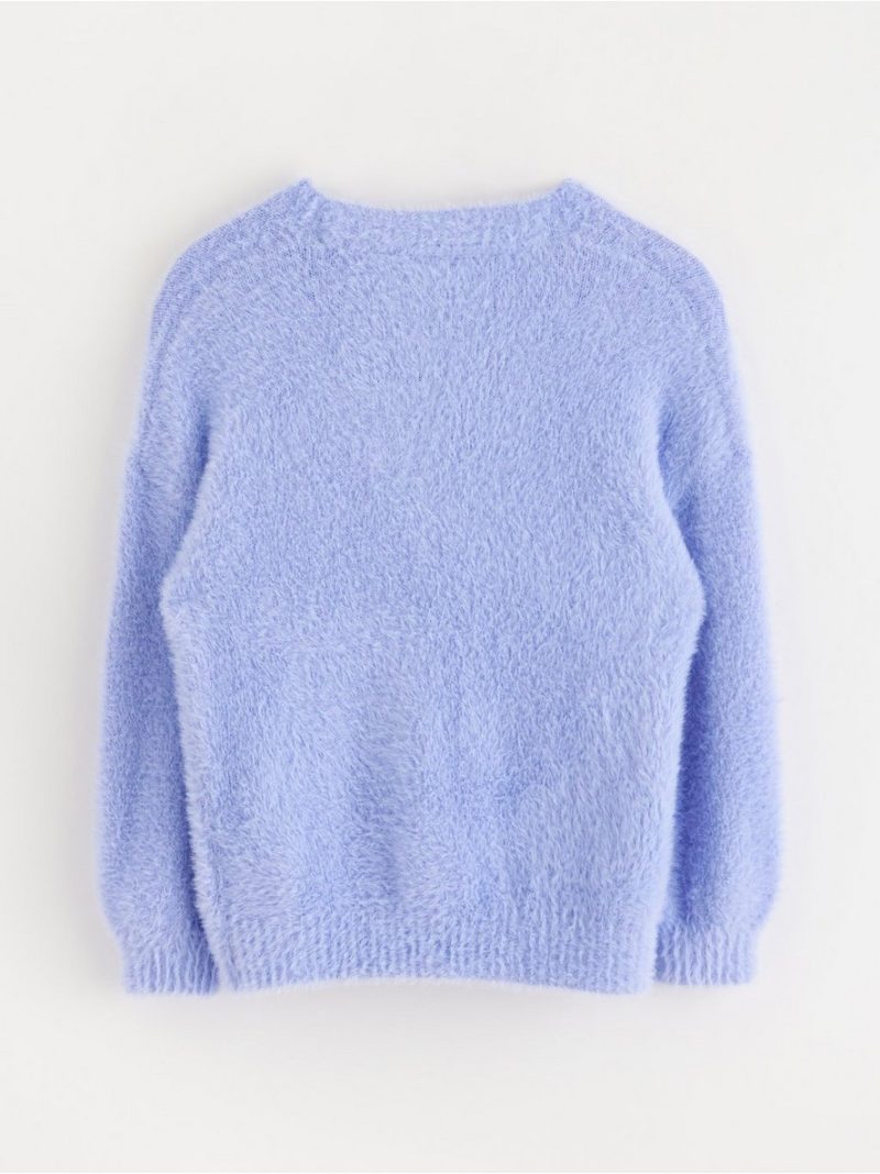 Jumper in feather yarn - 3004734-1338